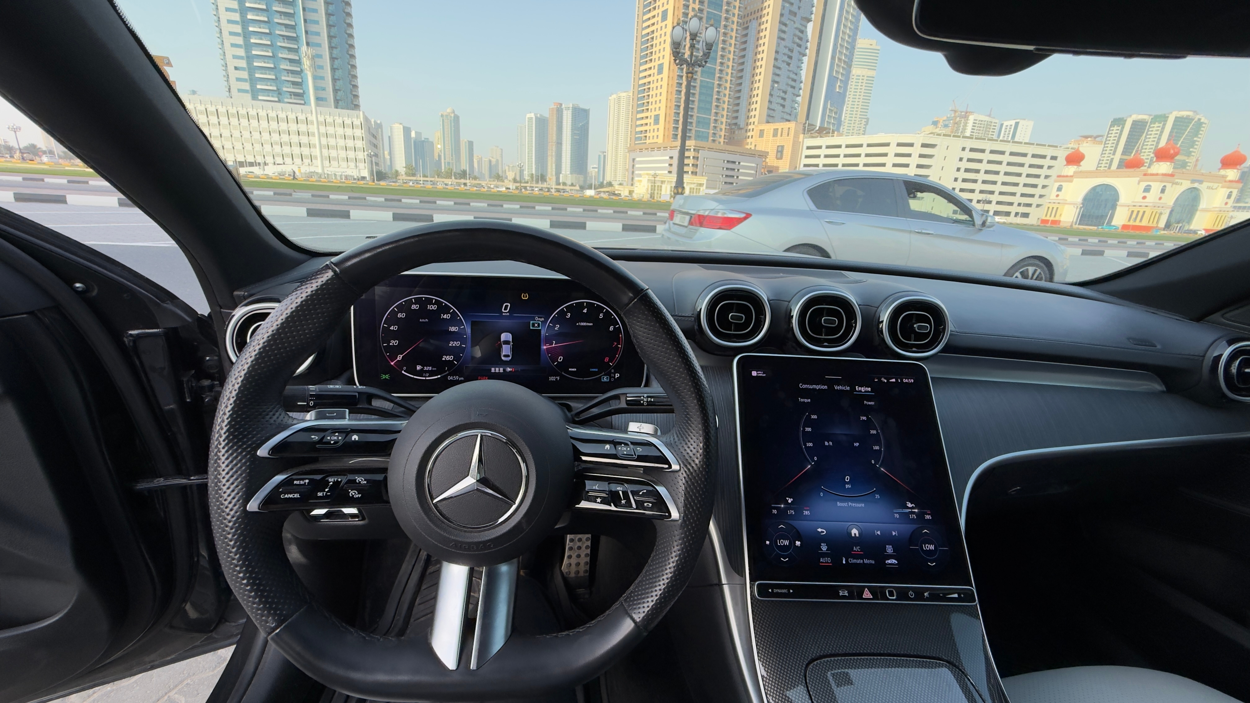Black Mercedes Benz C300 4Matic 2023